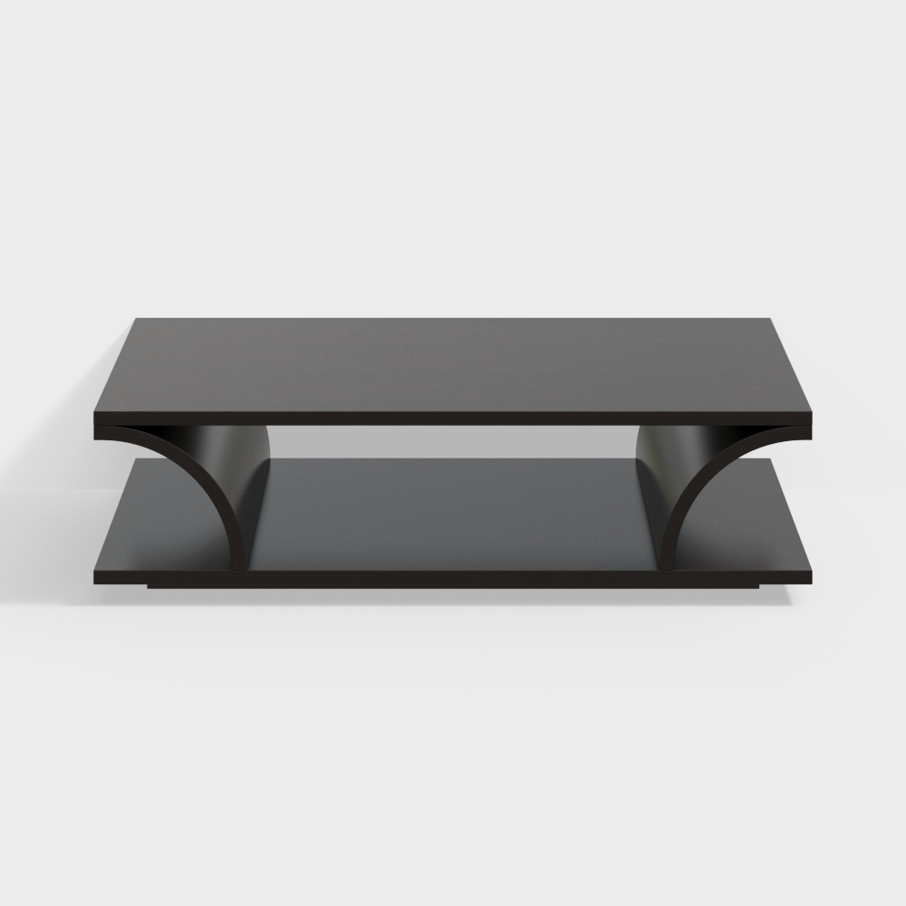 Sleek Coffee Table 3D model for Modern Interiors