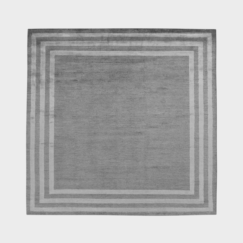 ARMANI CASA Minimalist Modern Gray Rugs 3D Model