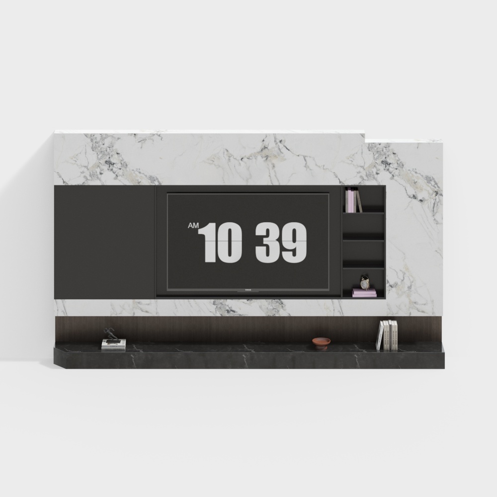 現代奢華電視背景牆