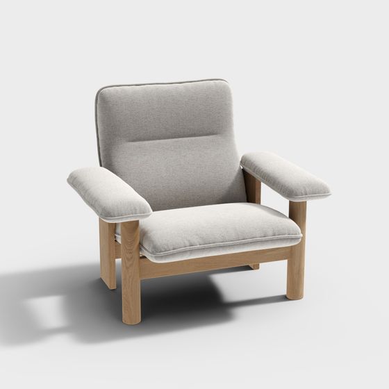 Cozy Lounge Chair 3D model