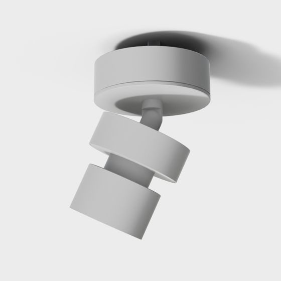 Twist Light 3D model for Modern Aesthetics