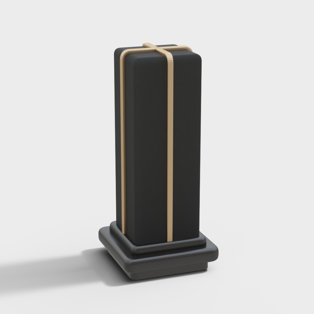 Chinese Outdoor Gold Framed Floor Lamp