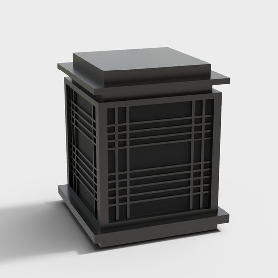 Lámpara cuadrada exterior china