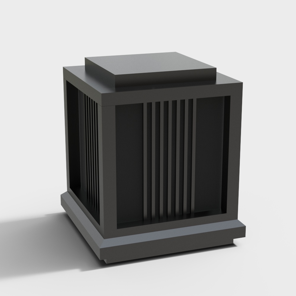 Lampe Extérieure Carrée Chinoise