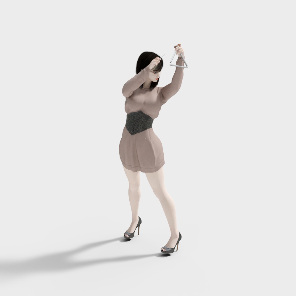 Elegant Dancer 3D model