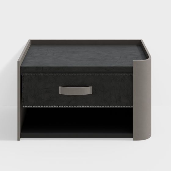 Elegant Minimalist Nightstand 3D model