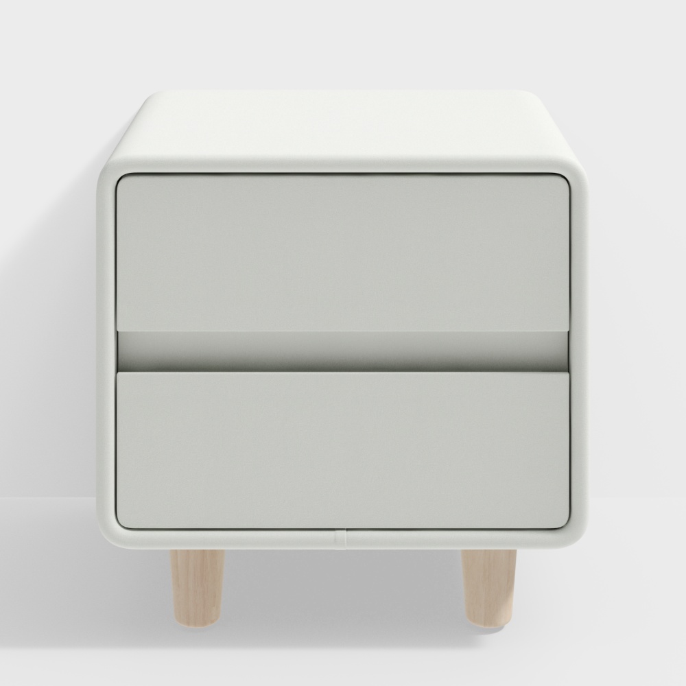 Cream Style 0.45m Bedside Table Multi-Functional Set Series BSNYG3022C