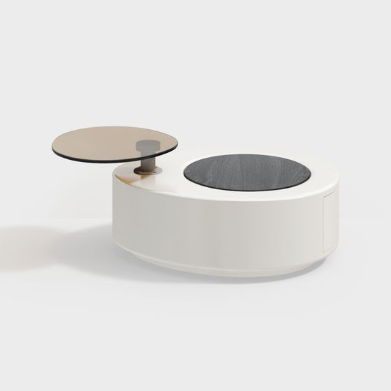 Round Coffee Table 3D model for Modern Aesthetics