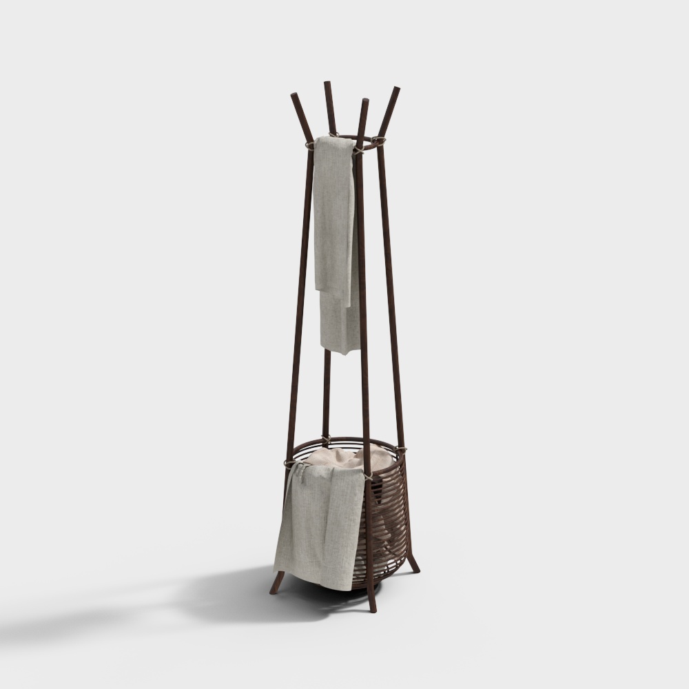 Wabi-sabi windbreaker storage basket