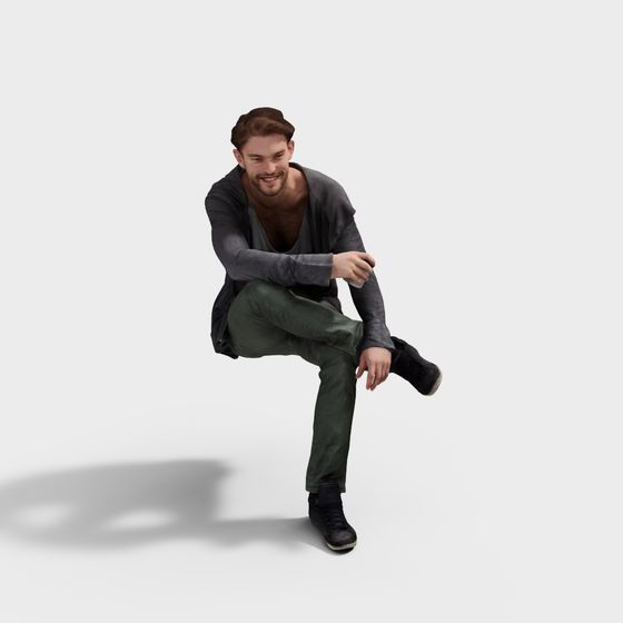 リラックスした友人