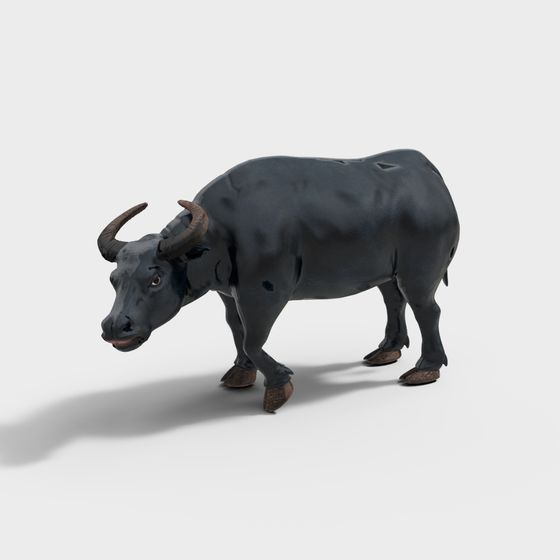 Majestic Prairie Buffalo 3D model