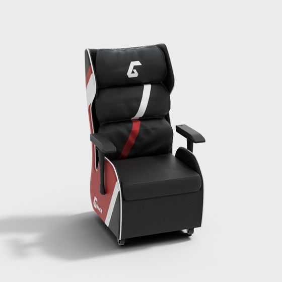 Stylish Gaming Chair 3D model for Creative Projects