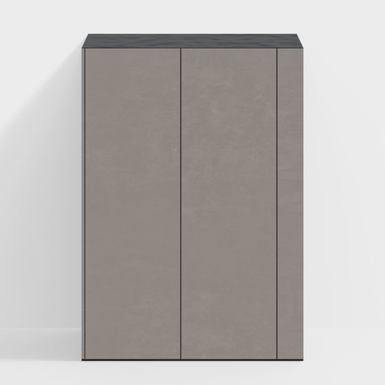 Minimalist Concrete Cabinet 3D model for Stylish Interiors