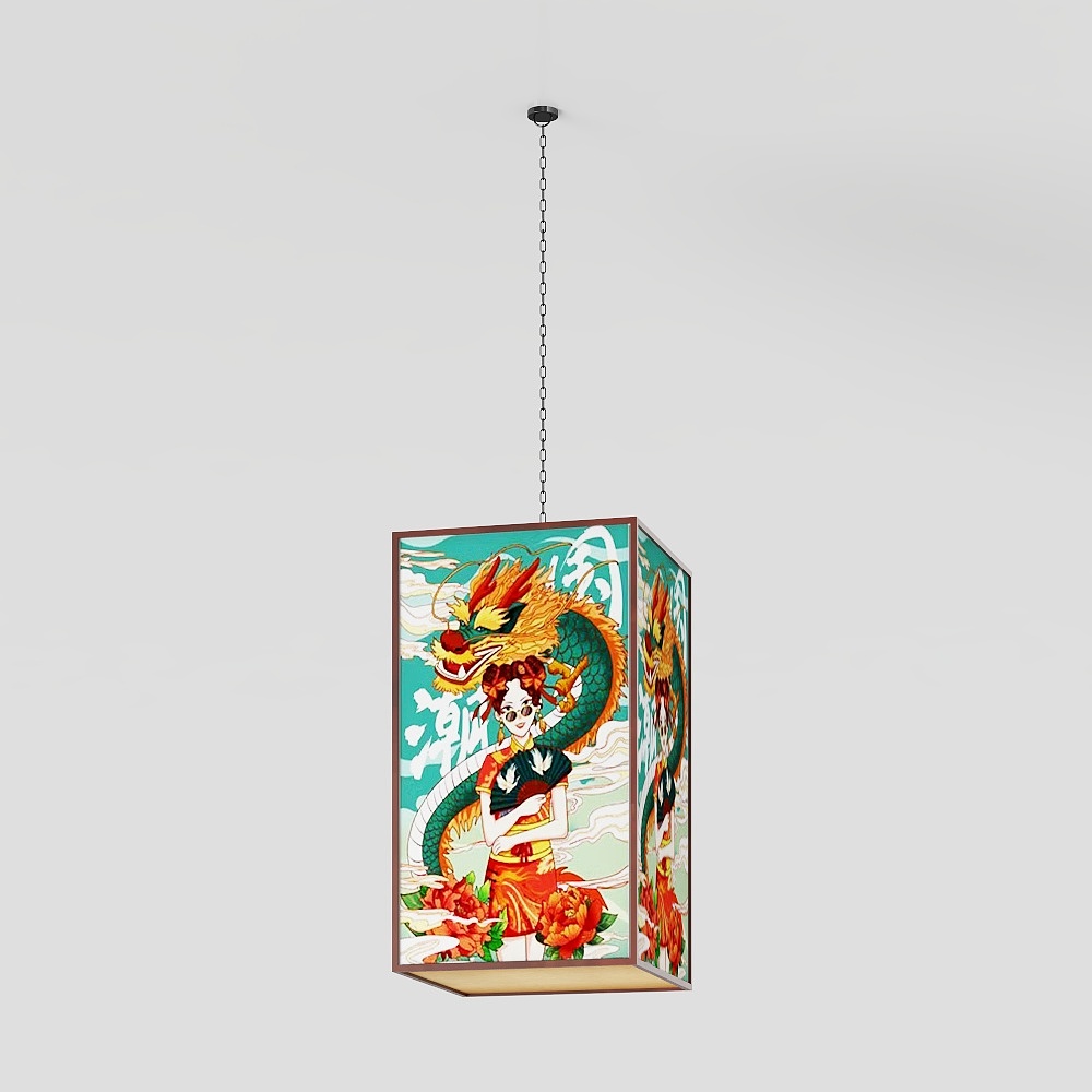 Đèn treo retro phong cách Trung Quốc