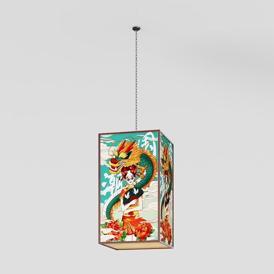 Đèn treo retro phong cách Trung Quốc