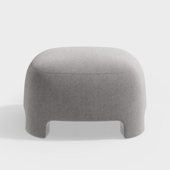 Cloud Puff Stool 3D model