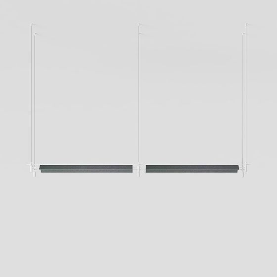 Modern Floating Bookshelf 3D model