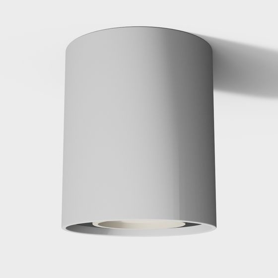 Minimalist Cylinder Light 3D model