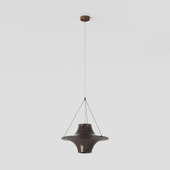 Stylish Polygonal Pendant Light 3D model for Contemporary Spaces