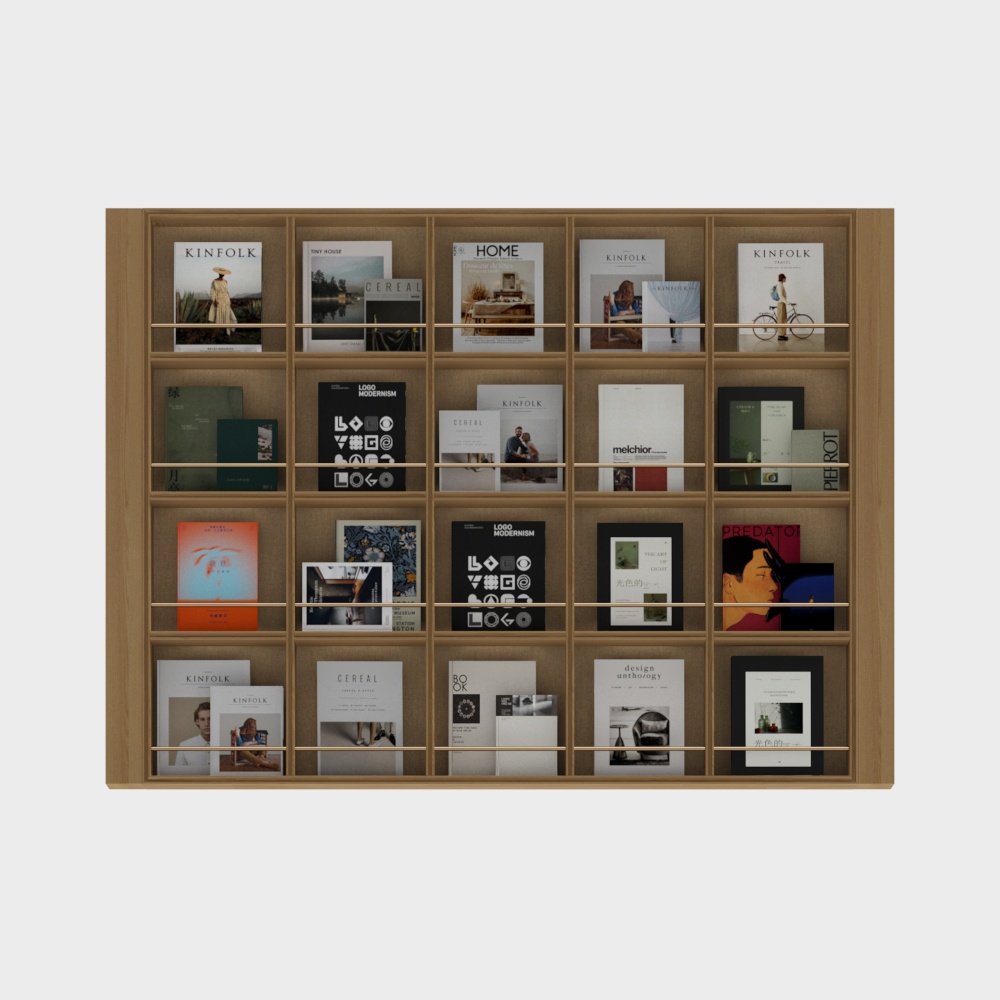 Kệ sách hiện đại_kệ sách tạp chí