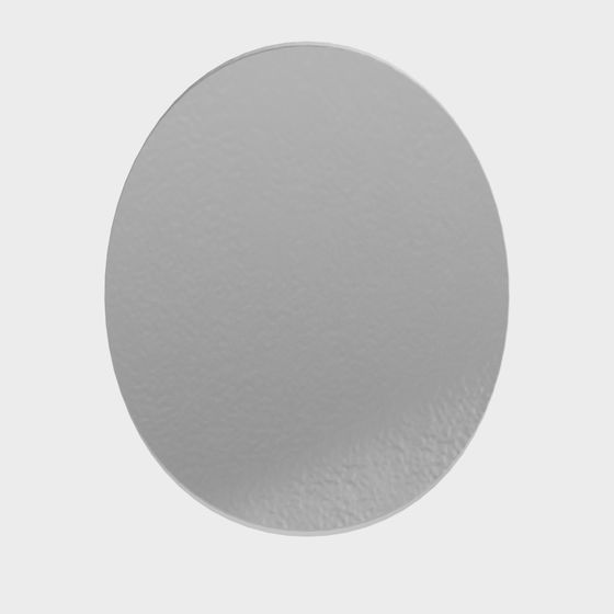 Elegant Round Mirror 3D model