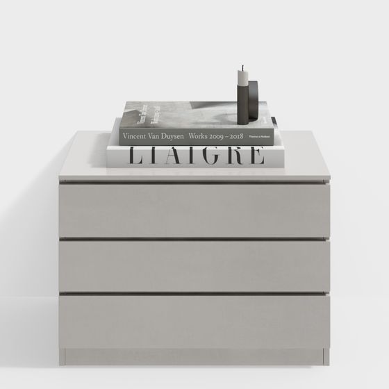 Minimalist Nightstand 3D model