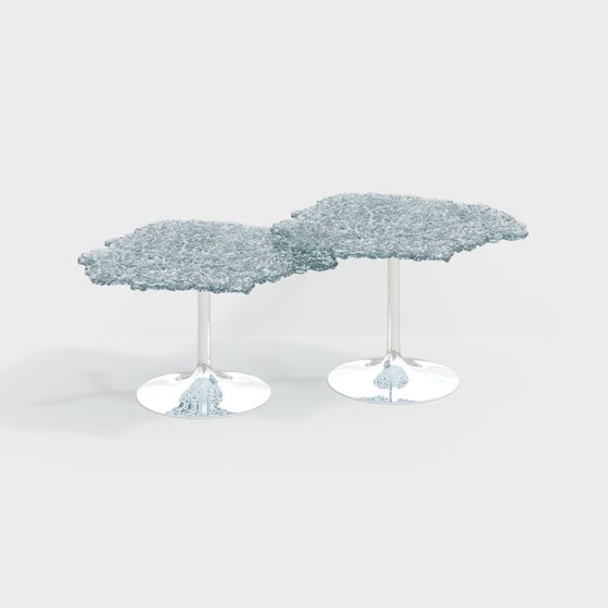 Ice Crystals Tables 3D model for Contemporary Spaces