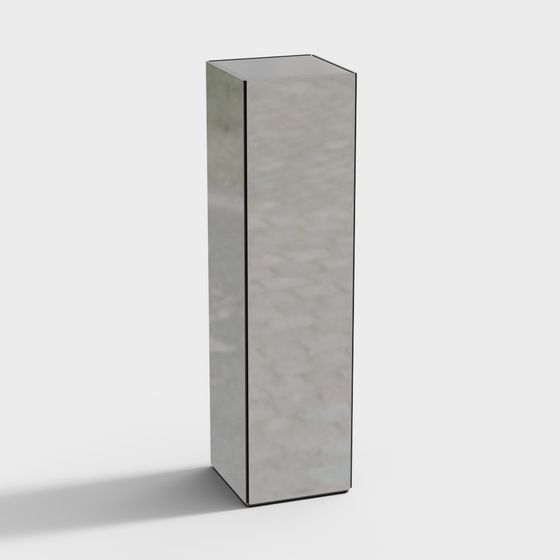 Stylish Concrete Column 3D model for Urban Designs