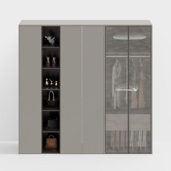 Urban Closet 3D model for Modern Aesthetics