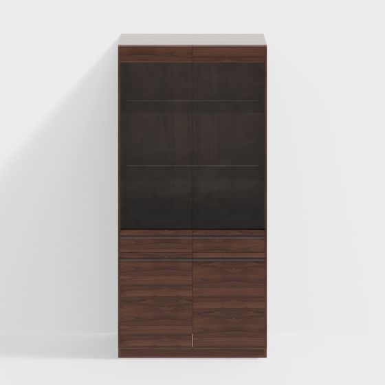 Urban Bookshelf 3D model for Modern Interiors