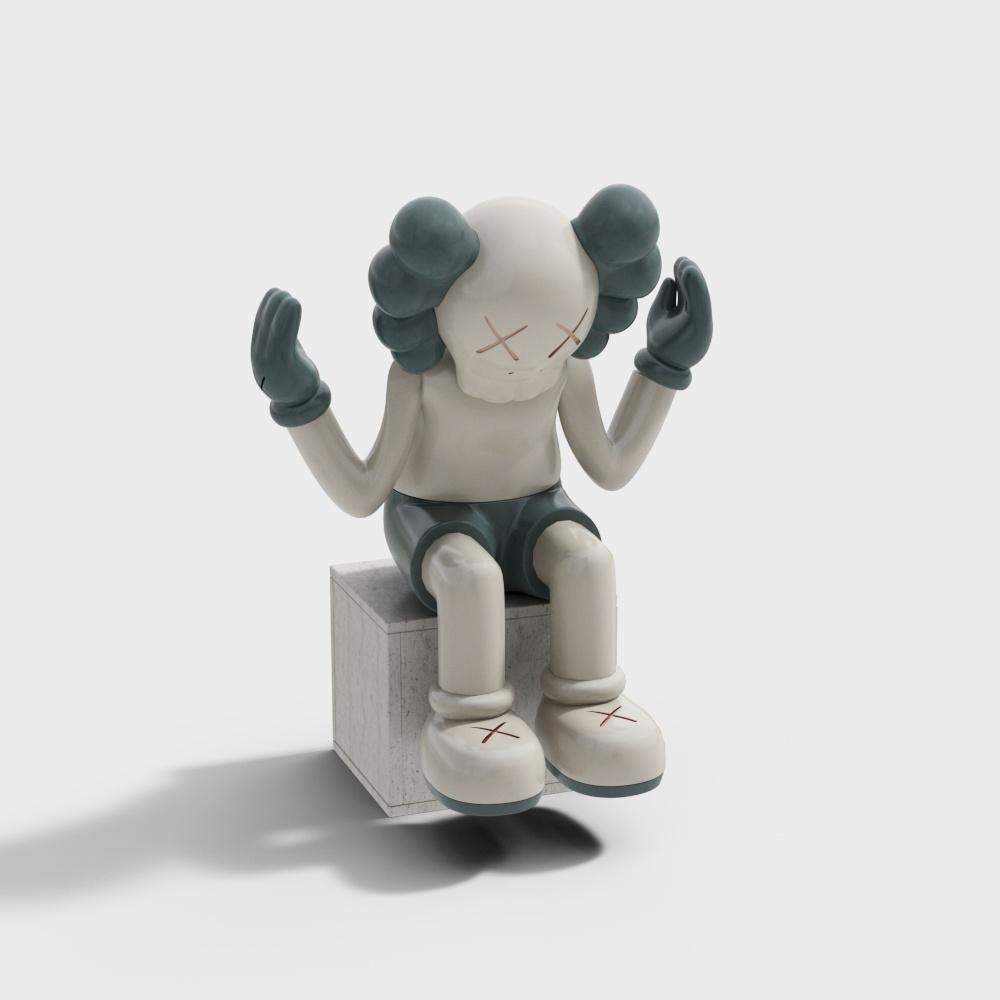 Melancholic Clown 3D Model