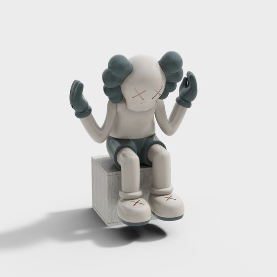 Melancholic Clown 3D Model