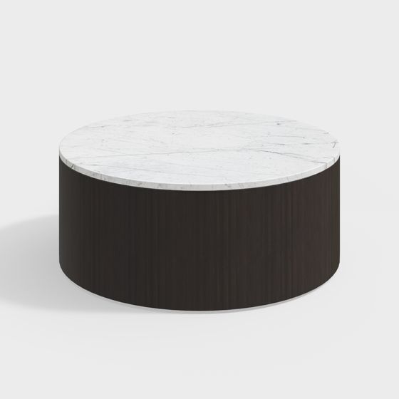Elegant Round Table 3D Model for Modern Interiors