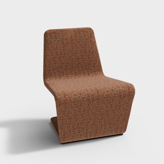 Elegant Low-Poly Chair 3D model for Modern Design