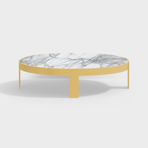 Elegant Round Table 3D model for Creative Spaces