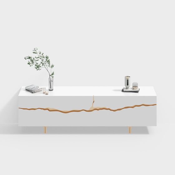 Crack Art TV Cabinet 3D model