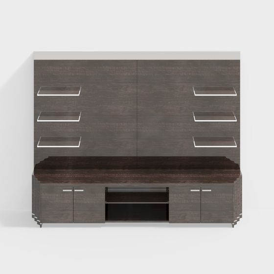 Elegant 3D Model TV Cabinet for Modern Interiors