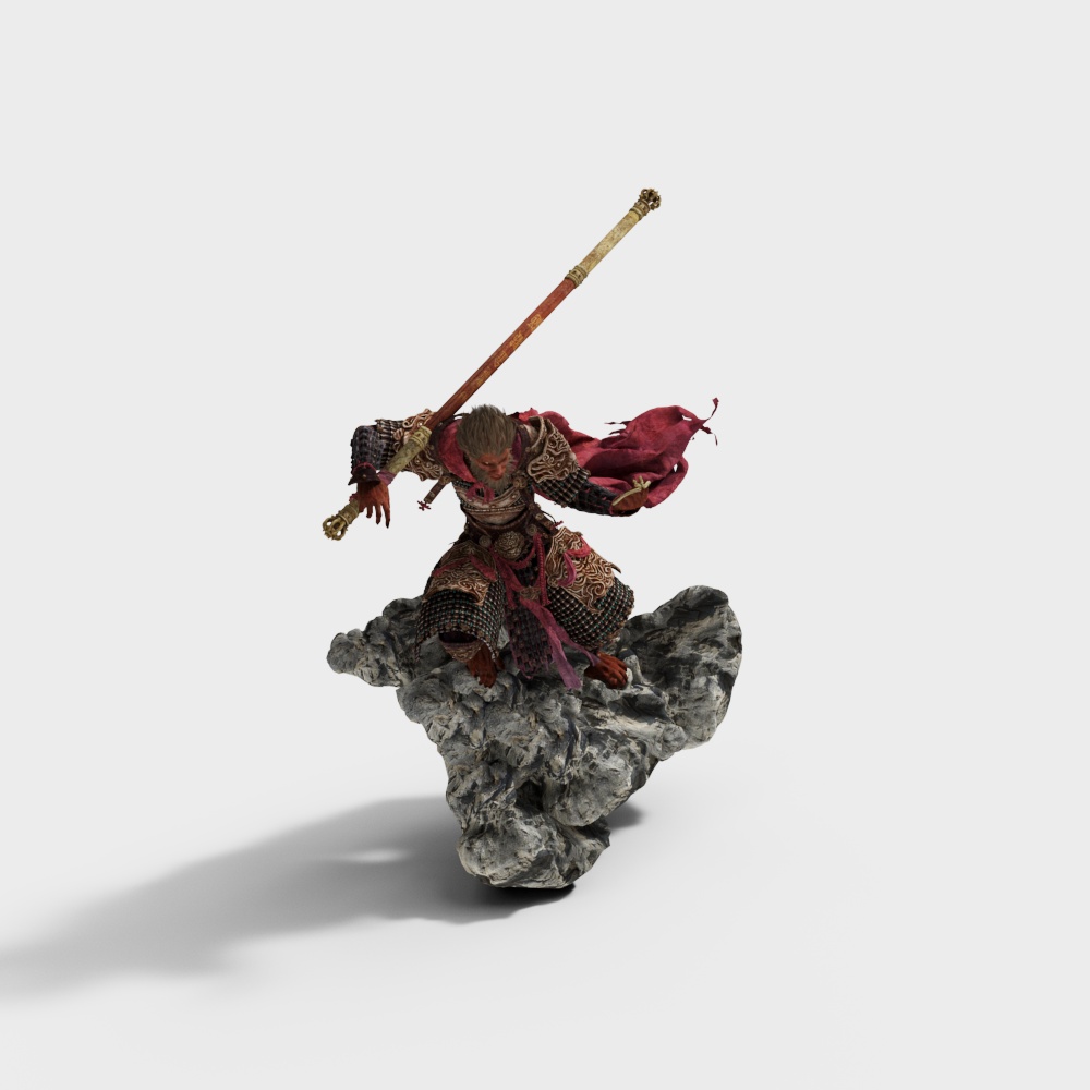 Spirit of the Warrior 3D model