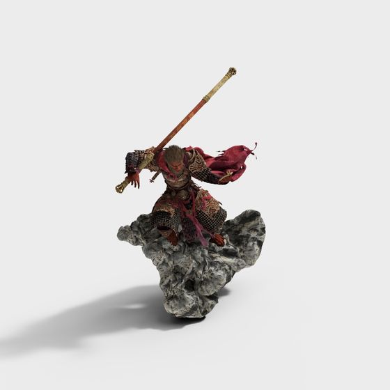 Spirit of the Warrior 3D model for Creative Projects