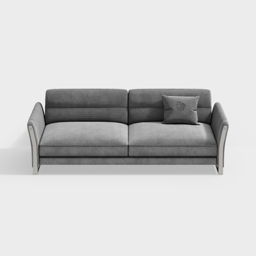 Contemporary Minimalist 3D Sofa Model