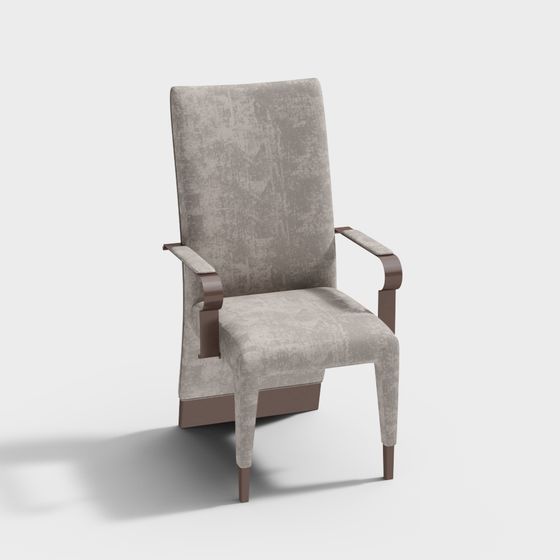 Elegant Low-Poly and High-Detail Chair 3D model