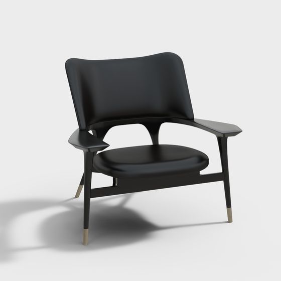 Urban Lounge Chair 3D model for Modern Spaces