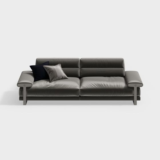 Modern Minimalist Sofa 3D model