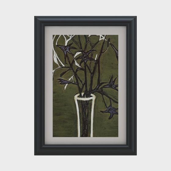 Dry Branches in Vase 3D model