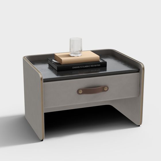 Urban Elegance Side Table 3D model for Modern Interiors
