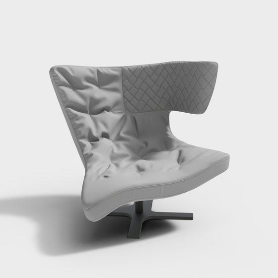 Sleek Contemporary Lounge Chair 3D model