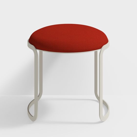 Sleek Streamlined Stool 3D model