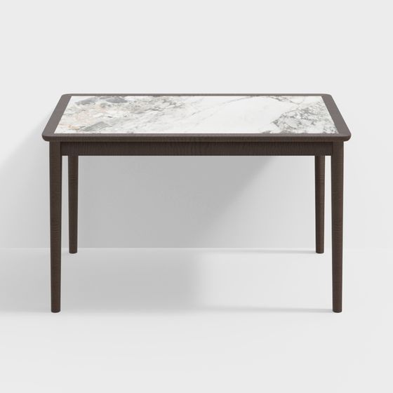 Urban Marble Dining Table 3D model