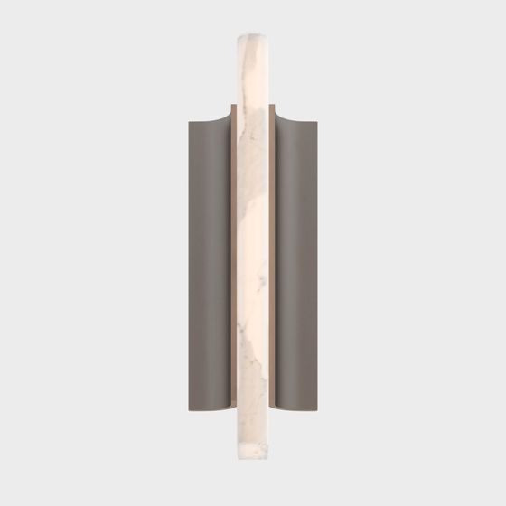 Elegant Marble Sconce 3D model