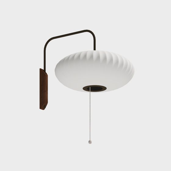 Elegant Low-Poly Pendant Lamp 3D model for Interiors